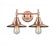 Railroad - 2 Light - 17 inch - Antique Copper - Bath Vanity Light (3442|447-2W-AC-M3-AC)