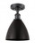 Bristol - 1 Light - 8 inch - Matte Black - Semi-Flush Mount (3442|516-1C-BK-MBD-75-BK)