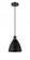 Bristol - 1 Light - 8 inch - Matte Black - Cord hung - Mini Pendant (3442|516-1P-BK-MBD-75-BK-LED)