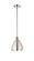 Bristol - 1 Light - 8 inch - Polished Nickel - Pendant (3442|516-1S-PN-MBD-75-PN)