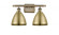 Bristol - 2 Light - 18 inch - Antique Brass - Bath Vanity Light (3442|516-2W-AB-MBD-75-AB)