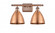 Bristol - 2 Light - 18 inch - Antique Copper - Bath Vanity Light (3442|516-2W-AC-MBD-75-AC-LED)