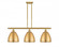 Bristol - 3 Light - 36 inch - Satin Gold - Cord hung - Island Light (3442|516-3I-SG-MBD-9-SG)