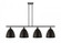 Bristol - 4 Light - 48 inch - Oil Rubbed Bronze - Stem hung - Island Light (3442|516-4I-OB-MBD-9-OB-LED)