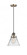 Cone - 1 Light - 8 inch - Antique Brass - Cord hung - Mini Pendant (3442|201CSW-AB-G42-LED)