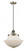 Oxford - 1 Light - 12 inch - Antique Brass - Cord hung - Mini Pendant (3442|201CSW-AB-G541)