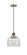 Bell - 1 Light - 8 inch - Antique Brass - Cord hung - Mini Pendant (3442|201CSW-AB-G72)