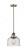 Bell - 1 Light - 8 inch - Antique Brass - Cord hung - Mini Pendant (3442|201CSW-AB-G74)