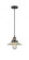 Halophane - 1 Light - 9 inch - Black Antique Brass - Cord hung - Mini Pendant (3442|201CSW-BAB-G2)