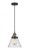 Cone - 1 Light - 8 inch - Black Antique Brass - Cord hung - Mini Pendant (3442|201CSW-BAB-G44)