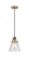 Cone - 1 Light - 6 inch - Brushed Brass - Cord hung - Mini Pendant (3442|201CSW-BB-G64-LED)