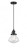 Olean - 1 Light - 7 inch - Matte Black - Cord hung - Mini Pendant (3442|201CSW-BK-G324-LED)