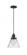 Cone - 1 Light - 8 inch - Matte Black - Cord hung - Mini Pendant (3442|201CSW-BK-G42-LED)