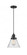 Cone - 1 Light - 8 inch - Matte Black - Cord hung - Mini Pendant (3442|201CSW-BK-G44)