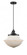 Oxford - 1 Light - 12 inch - Matte Black - Cord hung - Mini Pendant (3442|201CSW-BK-G541-LED)