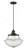 Oxford - 1 Light - 12 inch - Matte Black - Cord hung - Mini Pendant (3442|201CSW-BK-G544)