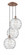 Athens Deco Swirl - 3 Light - 19 inch - Antique Copper - Cord hung - Multi Pendant (3442|113B-3P-AC-G1213-12)