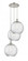 Athens Twisted Swirl - 3 Light - 18 inch - Polished Nickel - Cord hung - Multi Pendant (3442|113B-3P-PN-G1214-12)