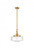 Bridgeton - 1 Light - 12 inch - Satin Gold - Stem Hung - Adjustable Mini Pendant (3442|206-SG-G694-12)