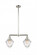Bullet - 2 Light - 24 inch - Polished Nickel - Stem Hung - Adjustable Island Light (3442|209-PN-G664-7-LED)