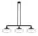 Bridgeton - 3 Light - 44 inch - Matte Black - Stem Hung - Adjustable Island Light (3442|213-BK-G694-12)