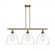 Bristol - 3 Light - 39 inch - Antique Brass - Cord hung - Island Light (3442|516-3I-AB-GBD-122)