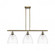 Bristol - 3 Light - 36 inch - Antique Brass - Stem hung - Island Light (3442|516-3I-AB-GBD-92-LED)