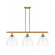 Bristol - 3 Light - 36 inch - Satin Gold - Cord hung - Island Light (3442|516-3I-SG-GBD-92-LED)