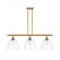 Bristol - 3 Light - 36 inch - Satin Gold - Stem hung - Island Light (3442|516-3I-SG-GBD-92)