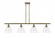 Bristol - 4 Light - 48 inch - Antique Brass - Stem hung - Island Light (3442|516-4I-AB-GBD-752)