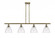 Bristol - 4 Light - 48 inch - Antique Brass - Stem hung - Island Light (3442|516-4I-AB-GBD-754)