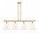 Bristol - 4 Light - 50 inch - Satin Gold - Stem hung - Island Light (3442|516-4I-SG-GBD-121-LED)