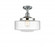 Bridgeton - 1 Light - 12 inch - Polished Chrome - Semi-Flush Mount (3442|517-1CH-PC-G694-12-LED)