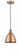 Bristol - 1 Light - 8 inch - Antique Copper - Cord hung - Mini Pendant (3442|616-1P-AC-MBD-75-AC-LED)