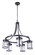 Elliot 5 Light Chandelier in Flat Black (20|55325-FB)