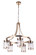 Elliot 5 Light Chandelier in Satin Brass (20|55325-SB)