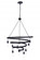 Tranquil 10 Light Chandelier in Flat Black (20|55410-FB)