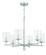 Hailie 6 Light Chandelier in Satin Nickel (20|55626-SN)