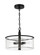Hailie 4 Light Convertible Semi Flush in Flat Black (20|55654-FB)