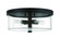 Hailie 4 Light Flushmount in Flat Black (20|55684-FB)