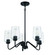Shayna 5 Light Chandelier in Flat Black (20|56125-FB)