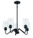 Shayna 5 Light Chandelier in Flat Black (20|56125-FB)
