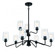 Shayna 9 Light Chandelier in Flat Black (20|56129-FB)