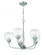 Glenda 5 Light Chandelier in Brushed Polished Nickel (20|56225-BNK)