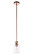 Romero 1 Light Mini Pendant in Satin Brass (20|56491-SB)