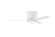 Cole 44'' 3-Blade Indoor/Outdoor (Damp) Ceiling Fan in White w/ White/Washed Oak Blades; Light Ki (20|CLE44W3)