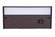 8'' Under Cabinet LED Light Bar in Bronze (20|CUC1008-BZ-LED)