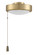 1 Light Universal LED Disk Light Kit in Satin Brass (20|LK2901-SB)