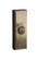 Surface Mount LED Lighted Push Button in Satin Brass (20|PB5011-SB)