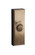 Surface Mount LED Lighted Push Button in Satin Brass (20|PB5011-SB)